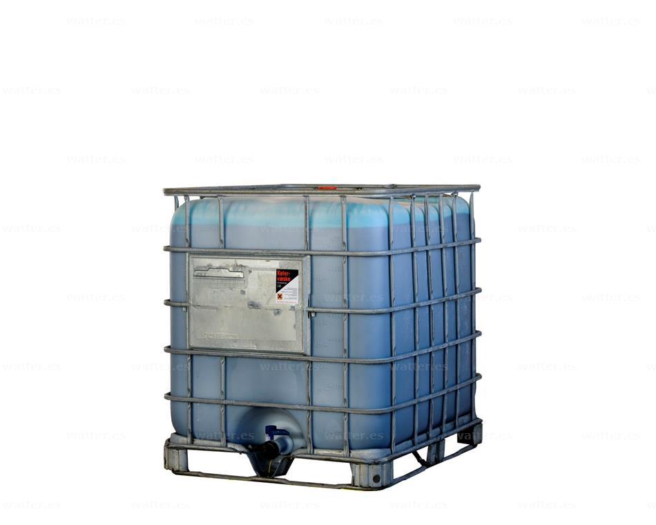 Refrigerante azul con silicato