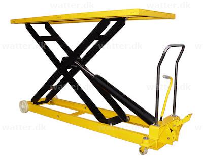 AGOTADO! Mesa elevadora Rotek con capacidad de 1000 kg y altura de mesa 1400 mm