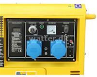 Rotek GD4SS-1A-6000-5EBZ Generador diesel insonorizado 230 Volt / 5,5 KVA