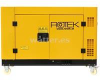 Rotek GD4SS-3 Generador diesel insonorizado 400V / 12 kVA