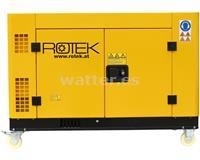 Rotek GD4SS-3 Generador diesel insonorizado 400V / 12 kVA