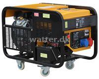 AGOTADO! Generador refrigerado por aire a gasolina Rotek GG4-3-11000-ES 400 voltios / 12 kVA