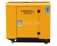 AGOTADO! Generador de gasolina insonorizado Rotek GG4SS-1A-11000-ES 230V / 12 kVA