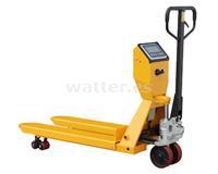 AGOTADO! Rotek PH-SCALE-D-2000 Elevador de palés con horquillas de pesaje Capacidad de elevación 200