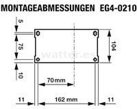 Motor de gasolina de 1 cilindro Rotek EG4 1 3,4 kW
