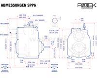 Rotek WPI-SPP6 Bomba industrial agua no tratada 273m³/h