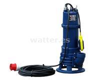 Rotek WPET-TSH-01.5kW-400 Bomba sumergible con trituradora 102 m³/h - Altura de elevación 37m