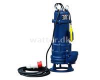 Rotek WPET-TSH-03.0kW-400 Bomba sumergible con trituradora 24 m³/h - Altura de elevación 30m