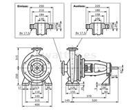 Rotek WPI-IS125 Bomba industrial de agua limpia 250m³/h