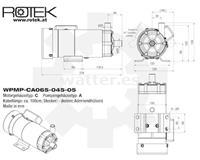 Rotek WPMP-CA065 Bomba magnética 45l/m - Altura de elevación 4,6m - 230V