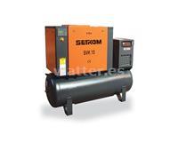 Compresor de tornillo, SVK15-T, con / montado 500 Lt. tanque / 11kW