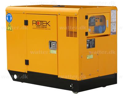 AGOTADO! Generador diesel Rotek 230 voltios / 1 fase, 13.7 kVA