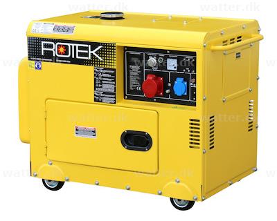 AGOTADO! Rotek diesel generator 400V/230V