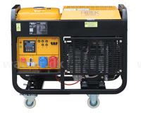 AGOTADO! Rotek generator 400 (230) V / 50Hz (3-faset) med luftkølet 2-cylindret dieselmotor