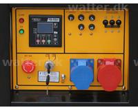 AGOTADO! Rotek generator 400 (230) V / 50Hz (3-faset) med luftkølet 2-cylindret dieselmotor