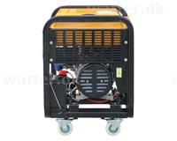 AGOTADO! Rotek generator 400 (230) V / 50Hz (3-faset) med luftkølet 2-cylindret dieselmotor