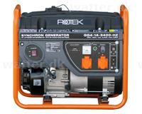 AGOTADO! Generador de gasolina Rotek GG4-1-3400-HZ-U 230 voltios / 3.4 kVA