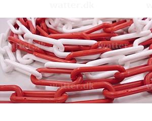Cadena polietileno rojo / blanco