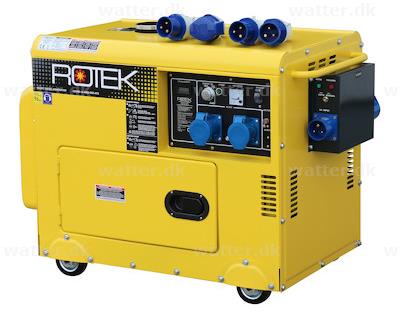 AGOTADO! Rotek diesel generator 230V 50Hz