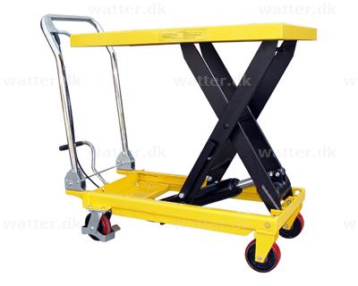 Apilador manual Rotek con capacidad de elevación de 1 tonelada y altura de elevación de 2,5 m