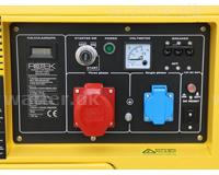 AGOTADO! Rotek dieselgeneratorer 400V 50Hz (3-faset), 6 kVA, lydisoleret med elektrisk start