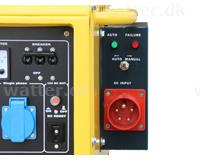 AGOTADO! Rotek dieselgeneratorer 400V 50Hz (3-faset), 6 kVA, lydisoleret med elektrisk start