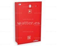 Gabinete de manguera tipo 150 con 2 compartimentos rojo